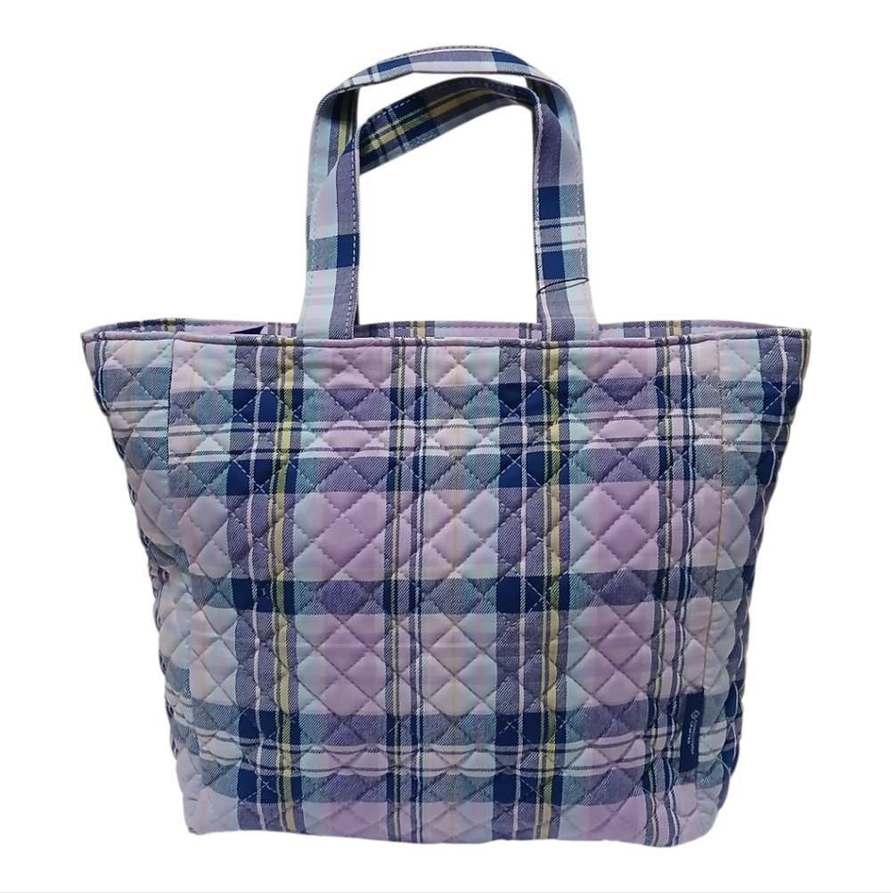 Vera Bradley Lunch Tote Amethyst Plaid